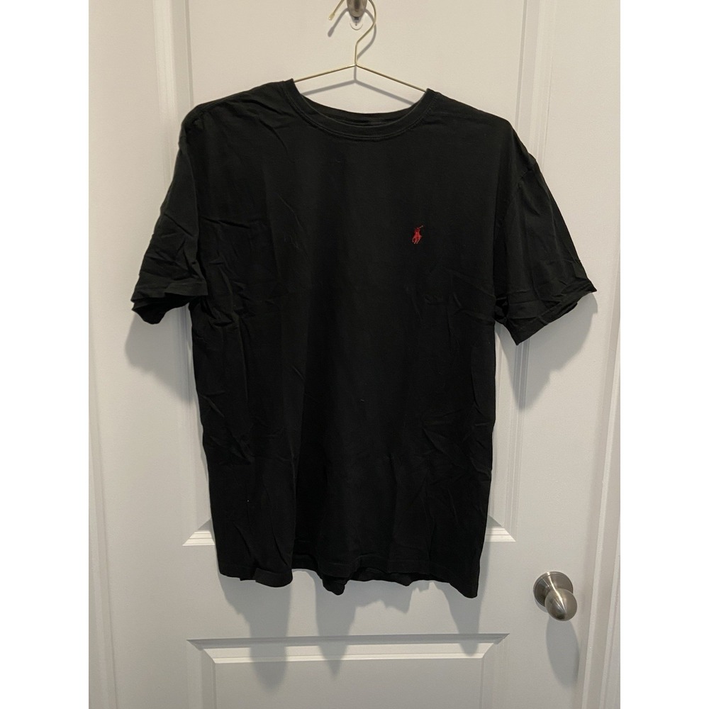 Polo Ralph Lauren Men's Black T-Shirt Size L Classic Fit